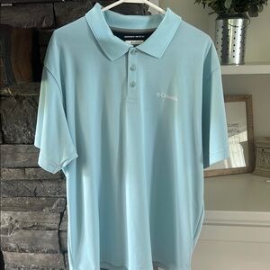 Columbia Men's Sky Blue Polo Shirt